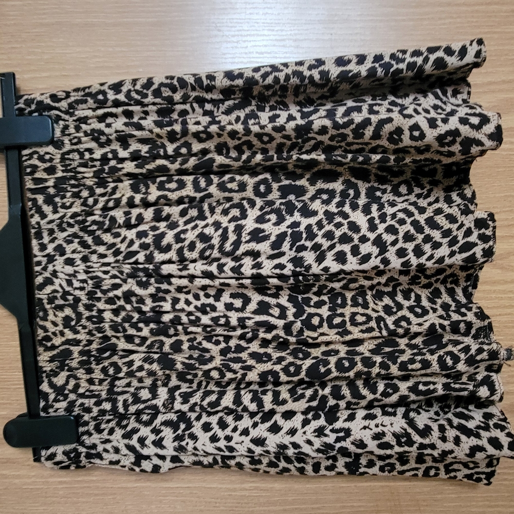 Leopard Print Women's Skirt